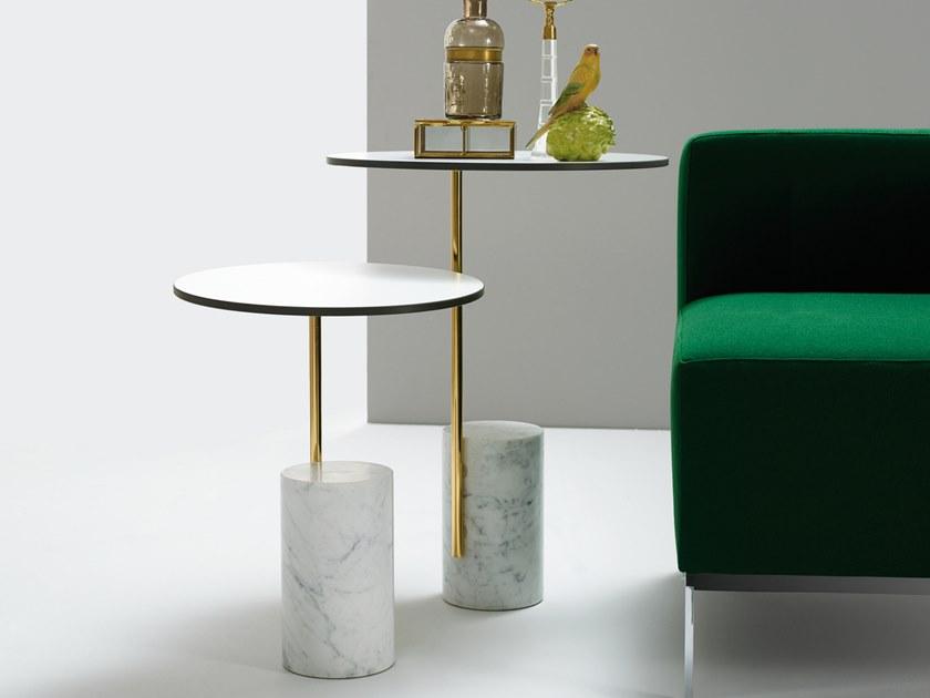 Quinti Sedute Круглый журнальный столик из каррарского мрамора sun-id-1379731 - Вид №3