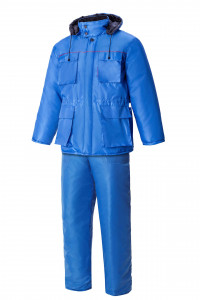 5033535 Костюм ЭКСПЕРТ-К НЬЮ утепленный ткань Оксфорд василек  Зимняя спецодежда  размер 60-62/170-176