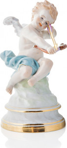 10565883 Meissen Фигурка Meissen "Купидон с луком и стрелой" (Генрих Швабе, 1877-1880) 18см, п/к Фарфор, Керамика