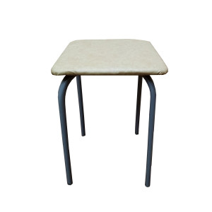 91146509 Табуретка квадратная Strong 32x50x32 см сталь цвет бежевый STLM-0500189 NEW VICTORIA