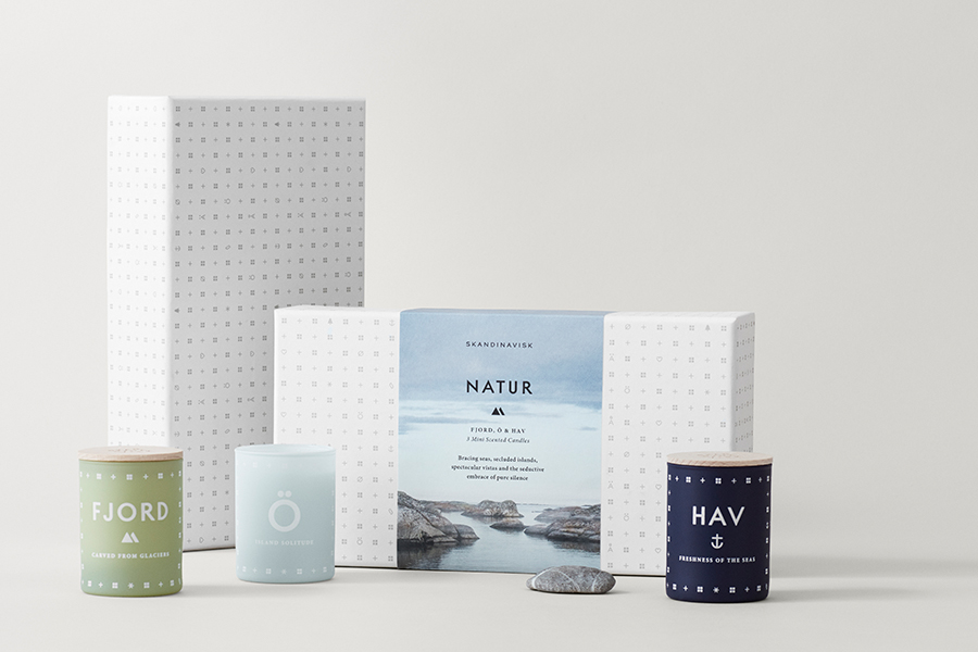 SK858 Набор свечей natur, 3 шт S K A N D I N A V I S K  - Вид №2