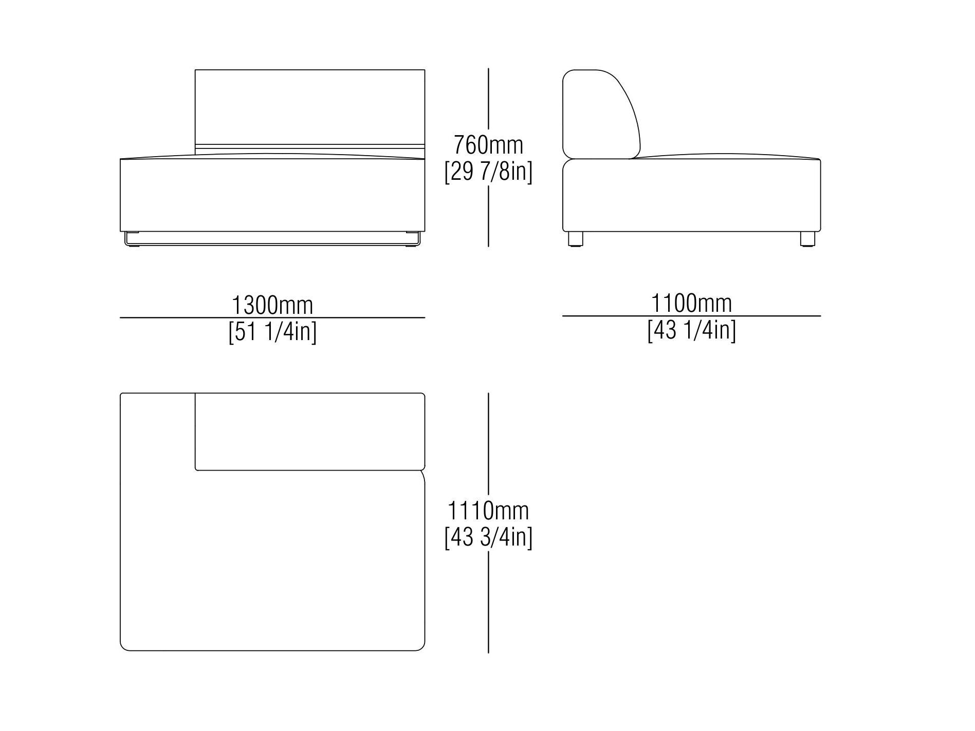 Модульный тканевый диван MisuraEmme CANNES ARCH-00010941 - Вид №9