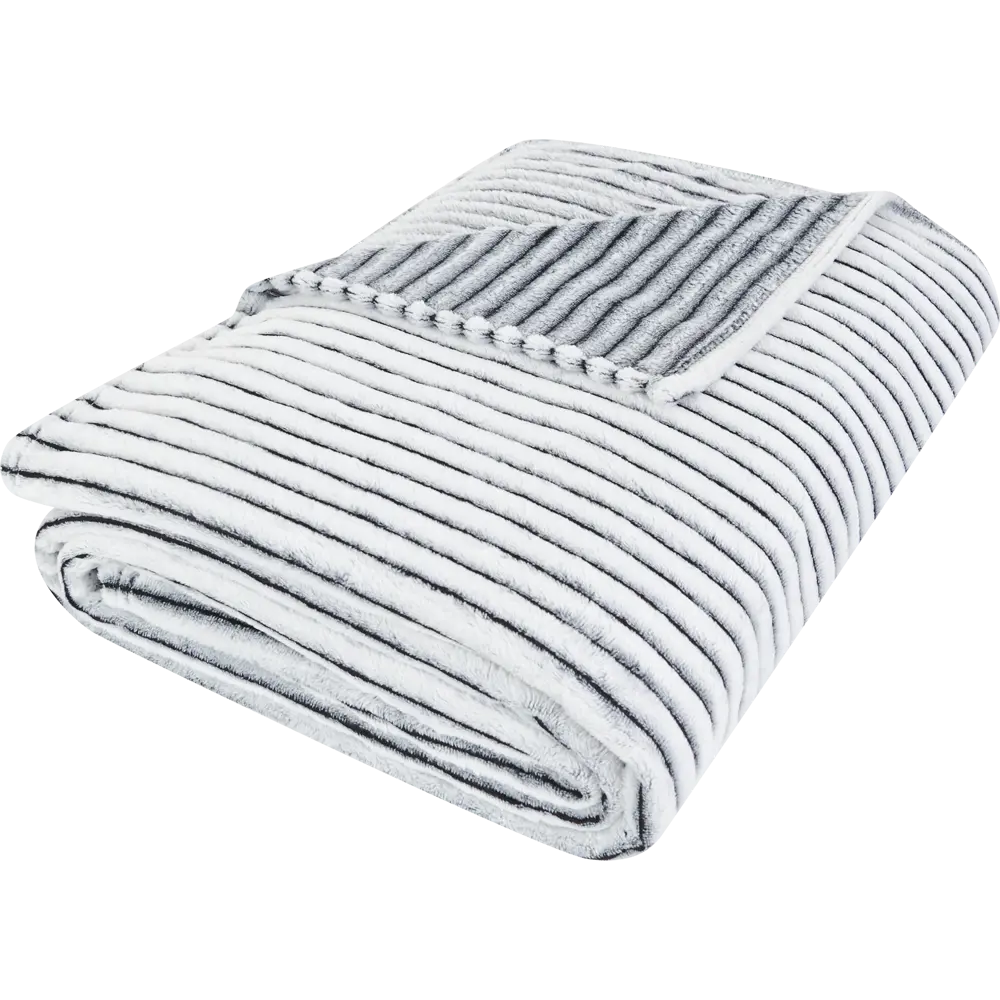 Плед Terra 200x220 см фланель цвет черно-белый 84606629 STLM-2095005 Ardenza