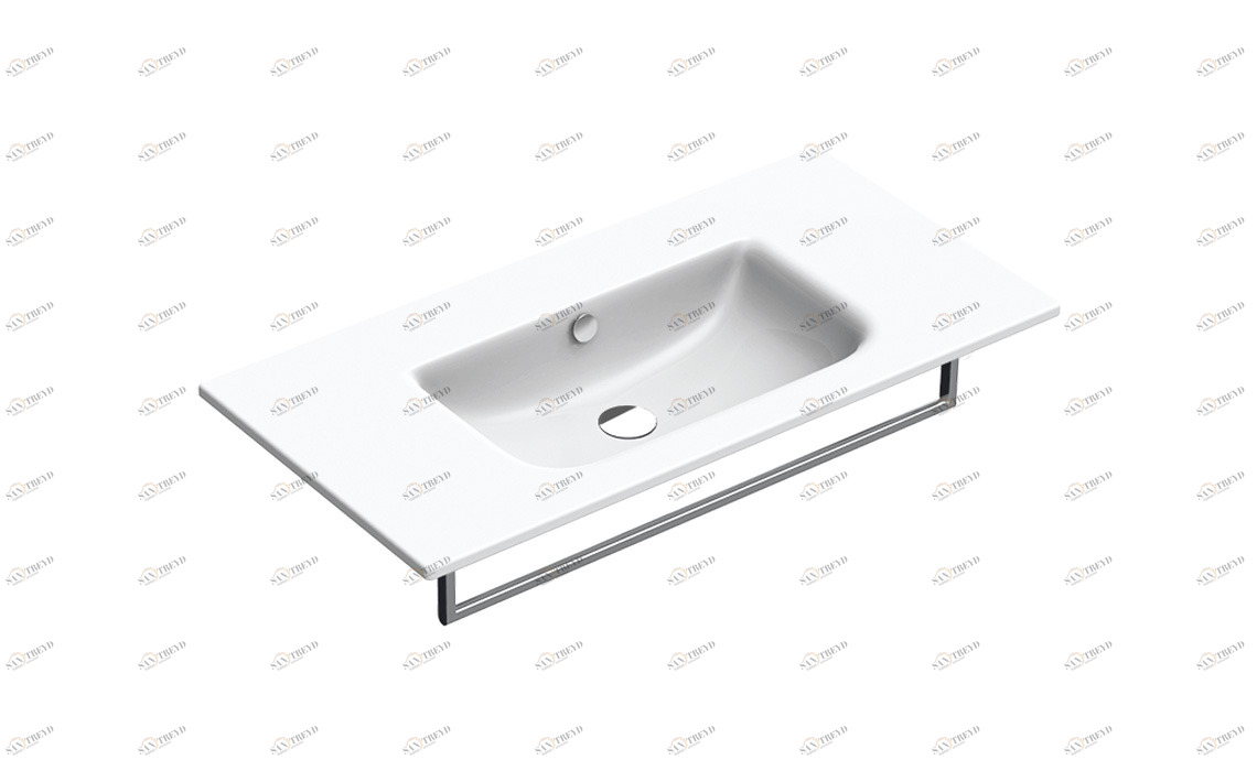 1100SFN00 Подвесная раковина настенная овальная CERAMICA CATALANO Sfera белая