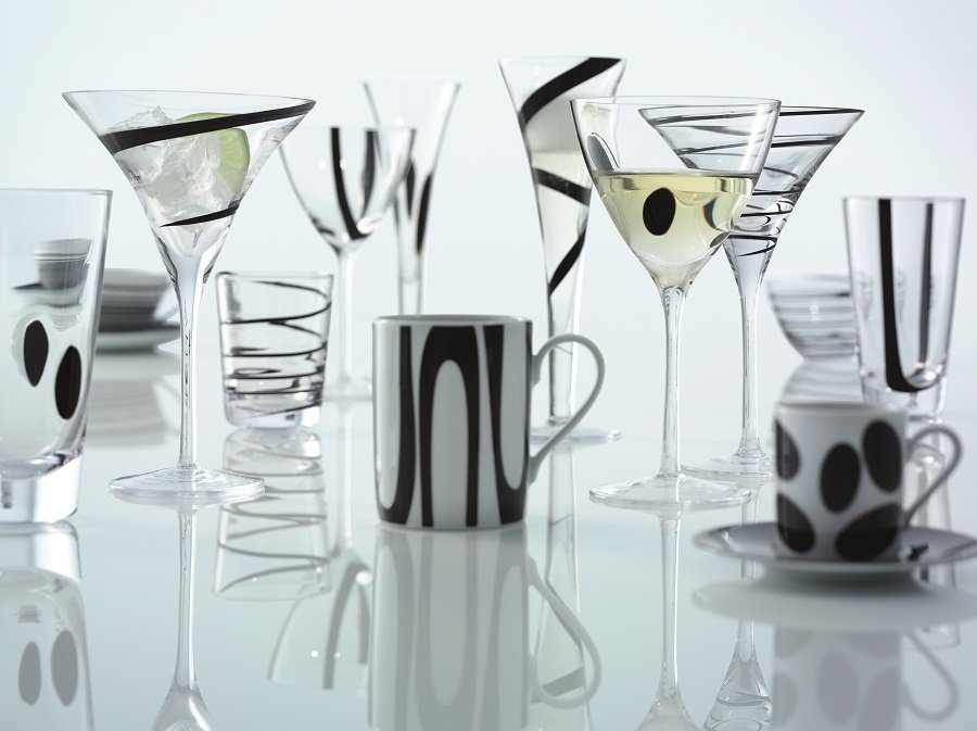 Набор из 4 хайболов 370 мл Jazz LSA INTERNATIONAL JAZZ 00-3863238 Прозрачный;черный - Вид №4