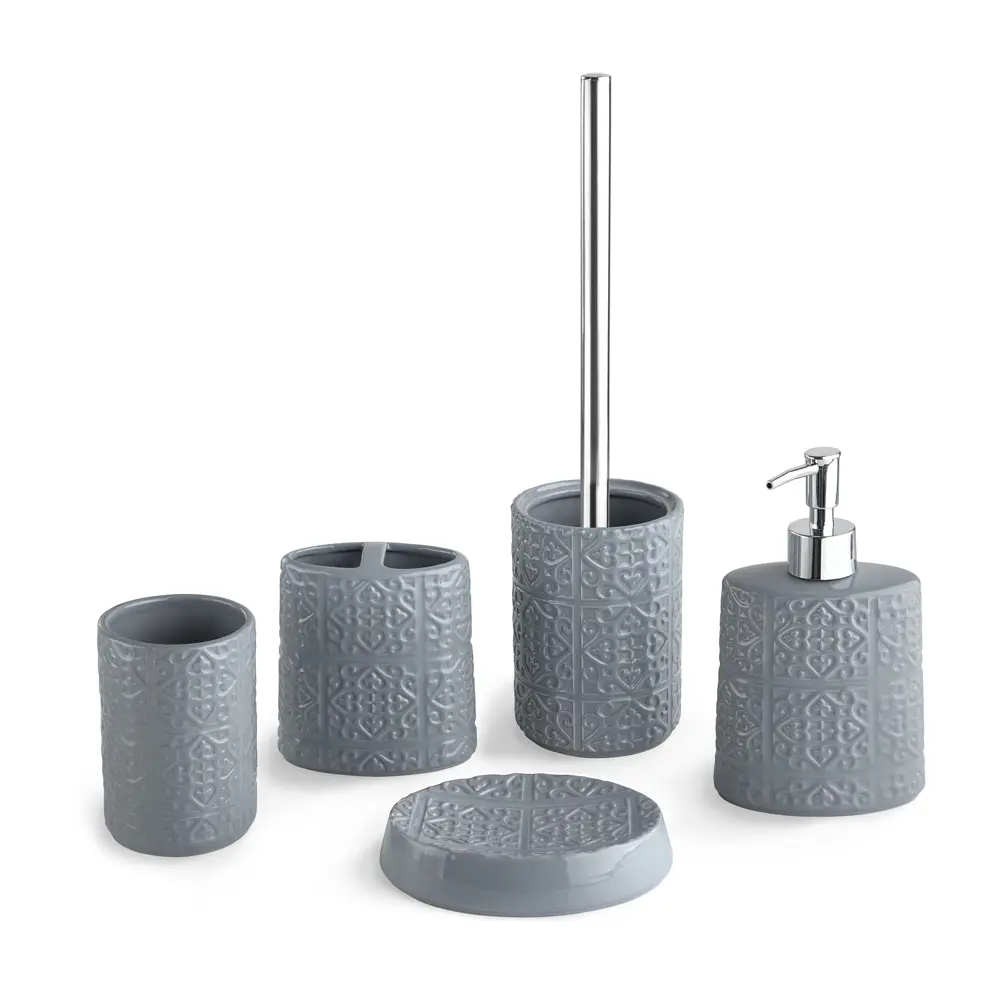 Стакан для зубных щёток Grey VERRAN STLM-2056035 - Вид №4