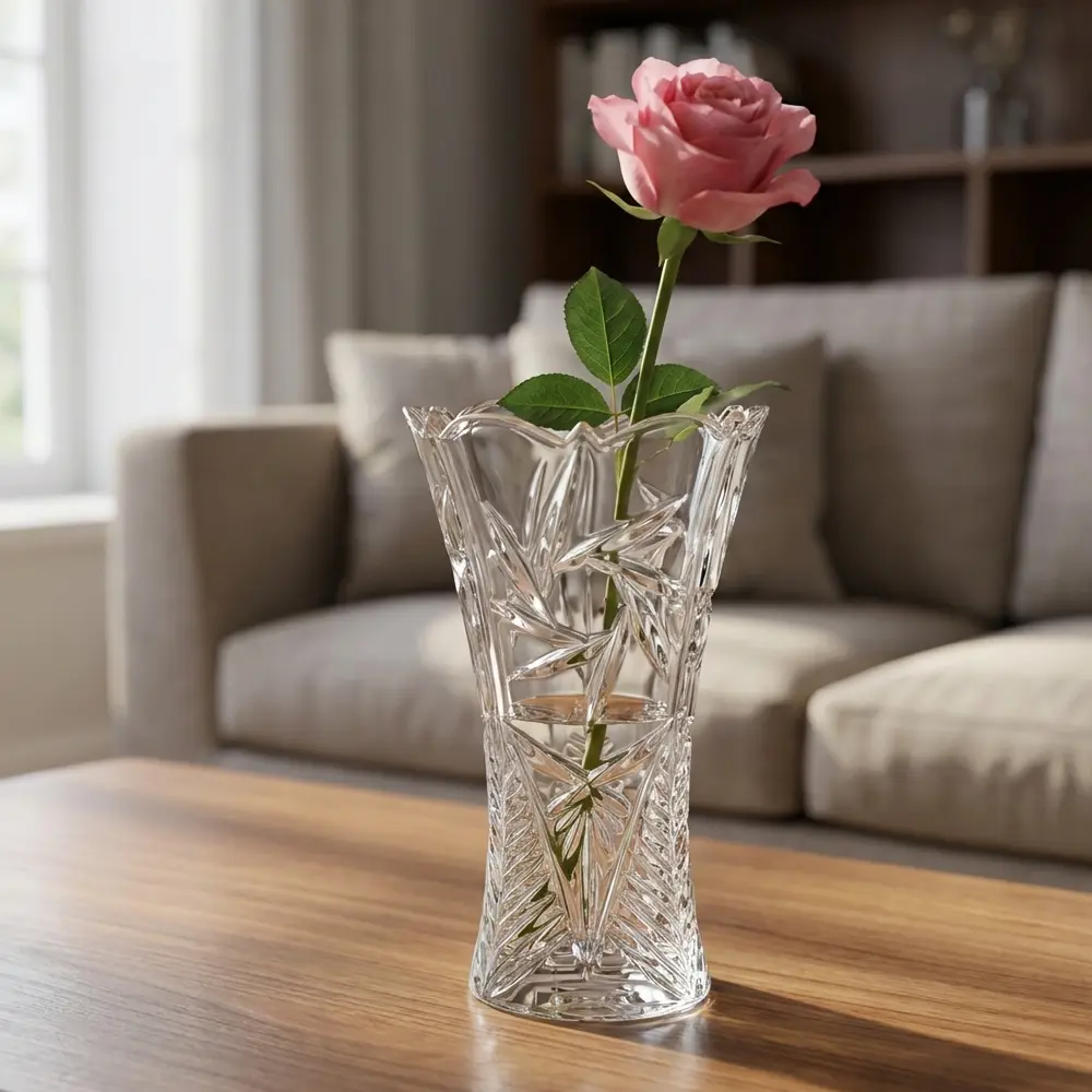 Ваза Bohemia Crystal Nova Old Pinwheel стекло цвет прозрачный 20.5 см STLM-2091475