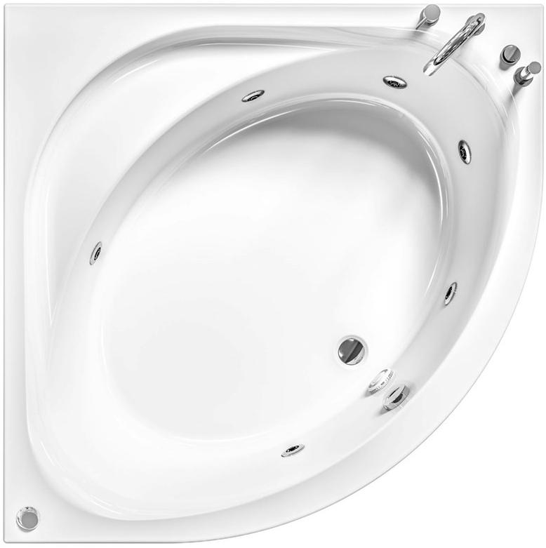 Albatros Угловая гидромассажная ванна из акрила  01id53bs  - Вид №4