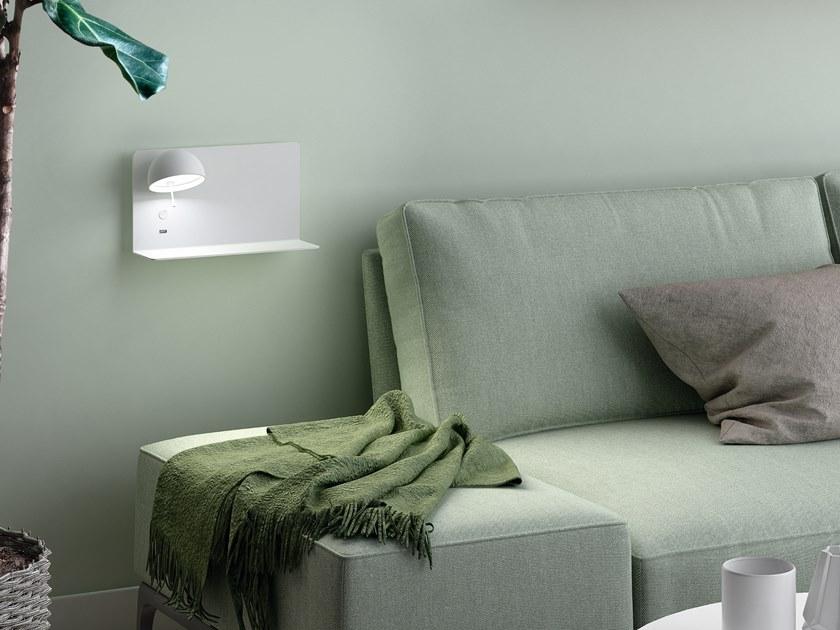 BOVER Регулируемый настенный светильник из алюминия с usb-портом Beddy sun-id-1452363 - Вид №2