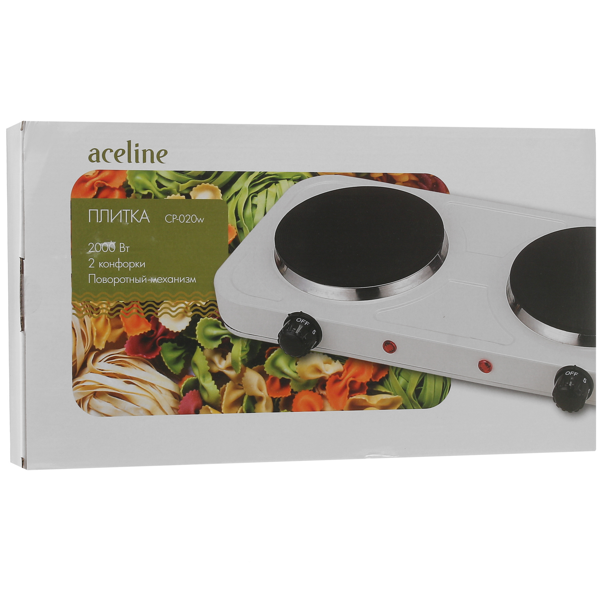 5035198 Плита компактная электрическая Aceline CP-020w белый STDN-0114441 - Вид №7