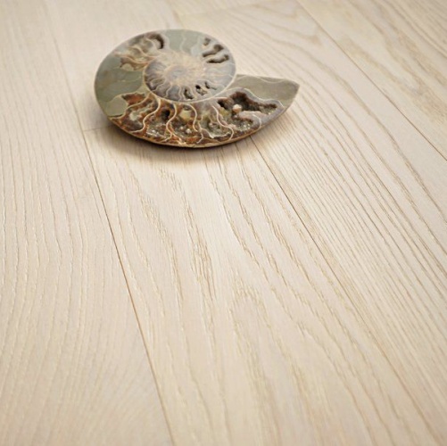 Инженерная доска Coswick Бражированная Белый Иней 127мм Шелковое Масло Дуб Селект с брашью (Текстурированная) 600…2100х127 мм 11541258 - Вид №2