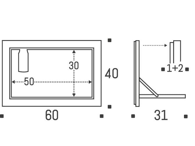 Откидная полка из фанеры AMBIVALENZ Fläpps Guitarhäng 60x40-1 ARCH-00028002 - Вид №10