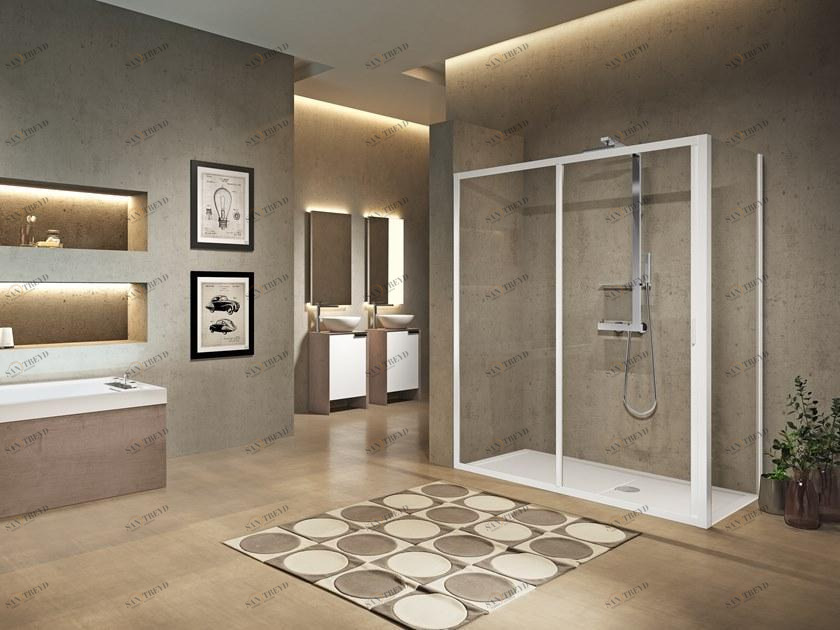 NOVELLINI Душевой уголок угловой с раздвижной дверцей Lunes 2.0 sun-id-1382139