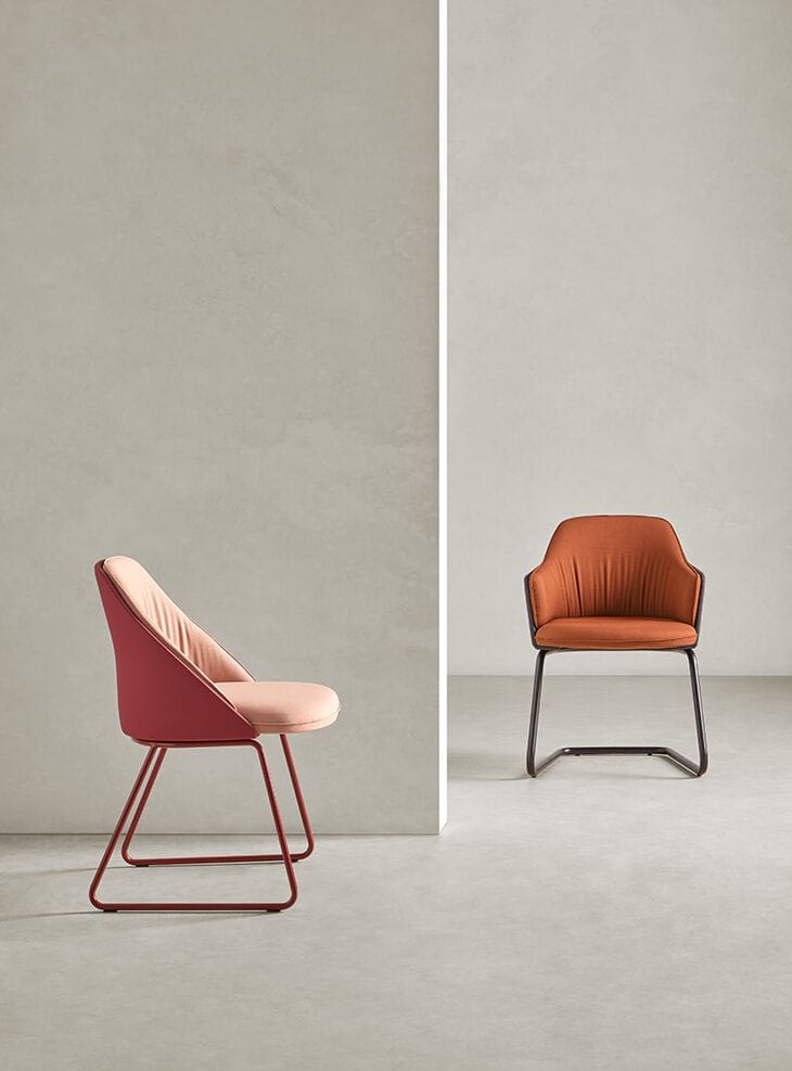 Тканевый консольный стул с подлокотниками Mobboli Iggy ARCH-00112467 - Вид №3