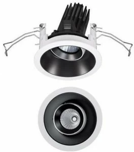 iGuzzini Круглый регулируемый точечный светильник для подвесных потолков Laser