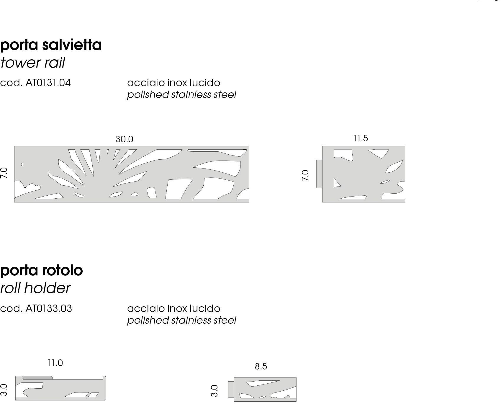 mg12 Вешалка для полотенец из металла I gioielli sun-id-1387650 - Вид №6