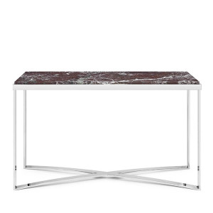 450184-48 ABHIKA КОНСОЛЬ ХРОМО МРАМОР H96,5 152,5X52 BURGUNDY