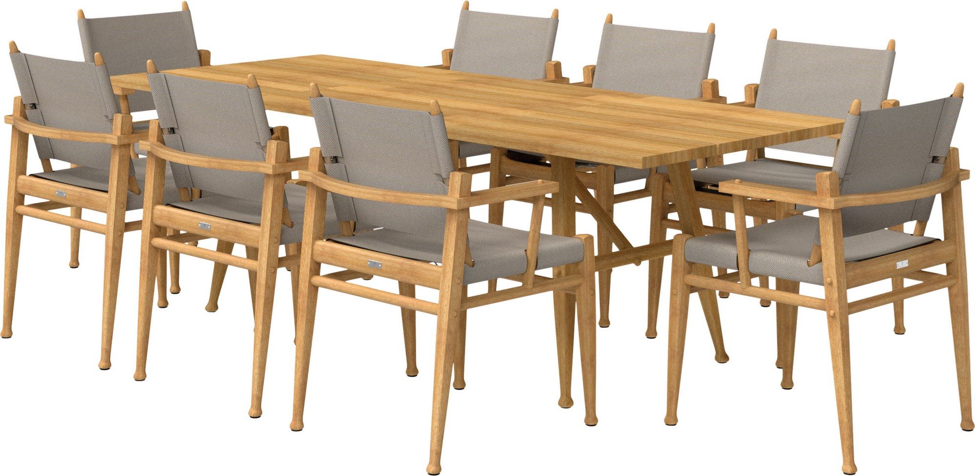 Прямоугольный садовый стол из тикового дерева JANUS et Cie Serengeti ARCH-00134007 - Вид №1