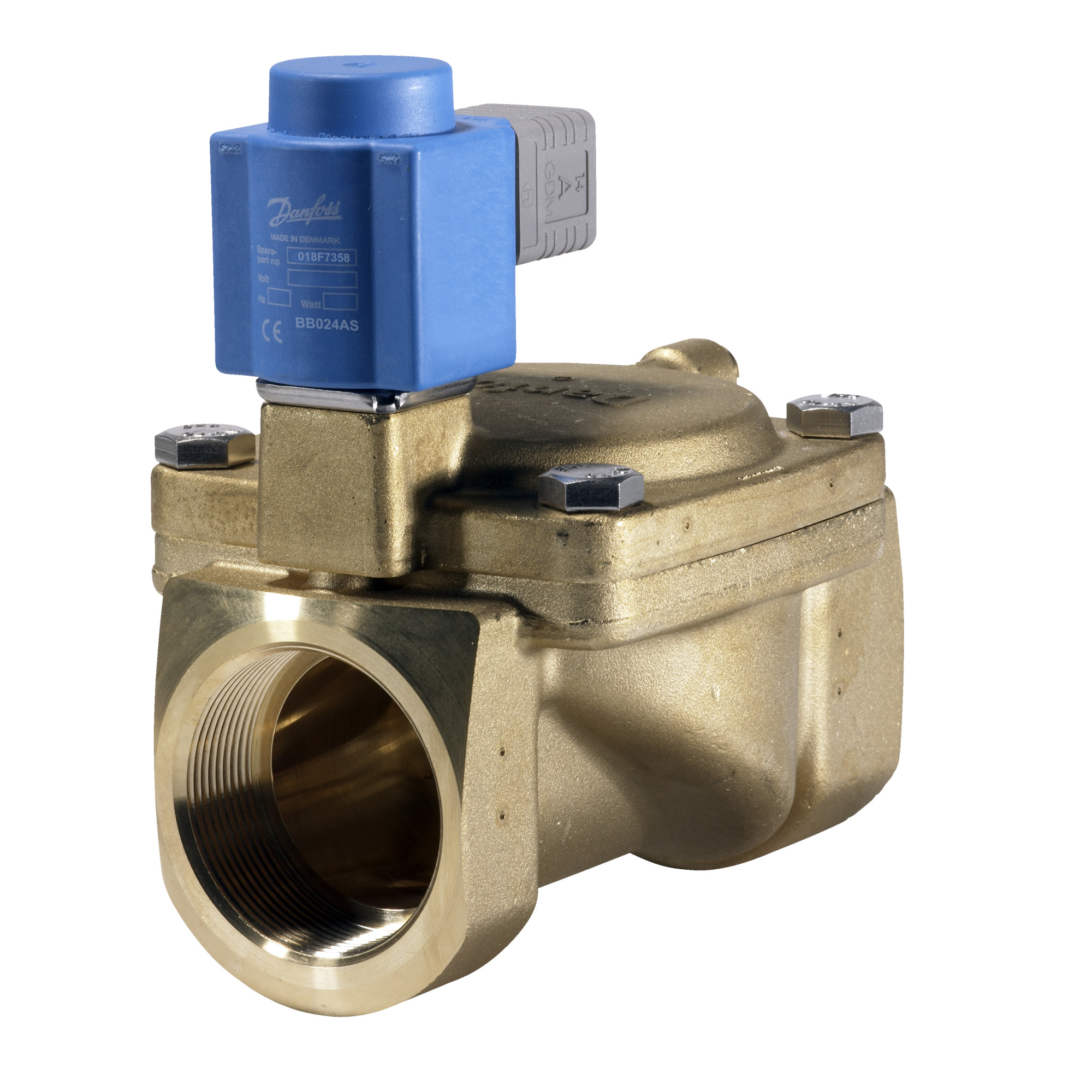 Danfoss EV220B — двухходовые электромагнитные клапаны для общей промышленности Клапан электромагнитный EV220B с кат. 032U453431  - Вид №51