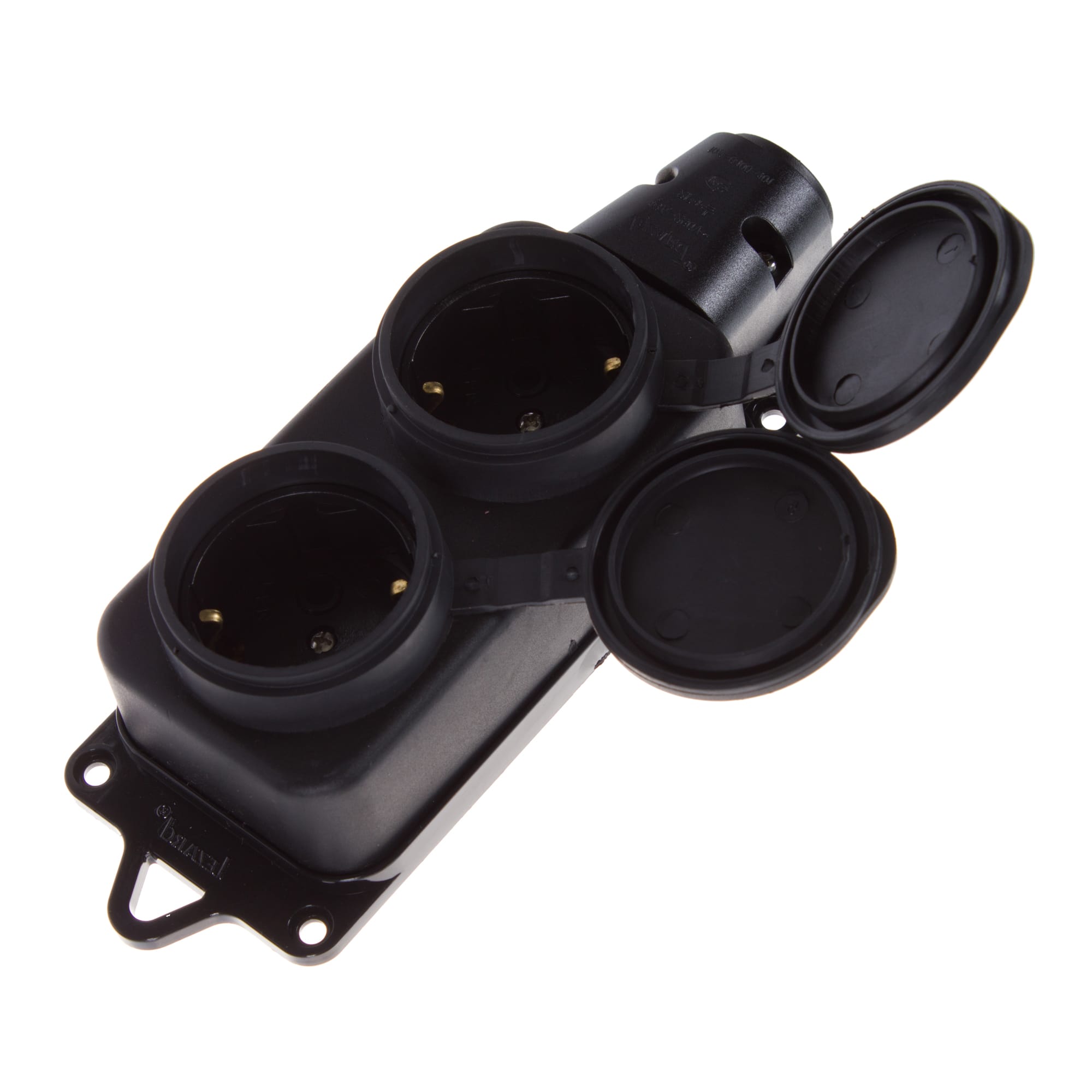 17549489 Колодка с заземлением Lezard 2 розетки Santreyd 