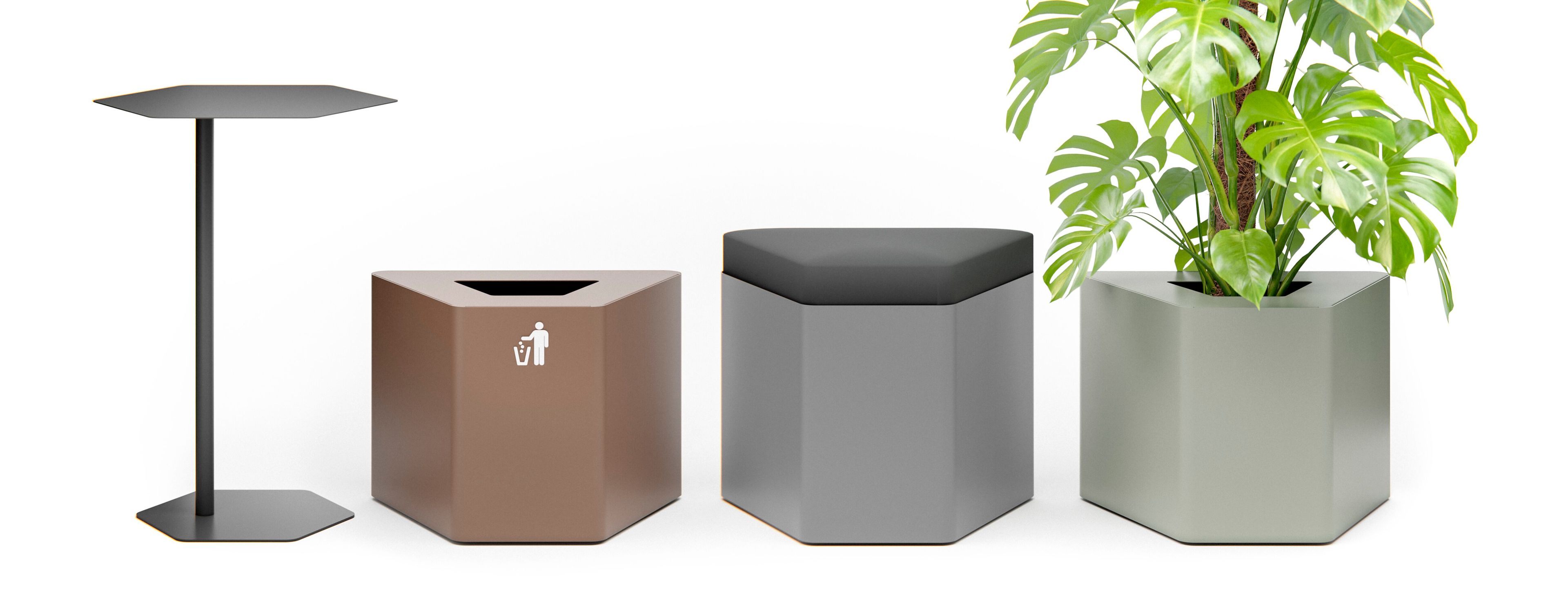 Шестигранный стол из листового металла Made Design Niseko ARCH-00059386 - Вид №3