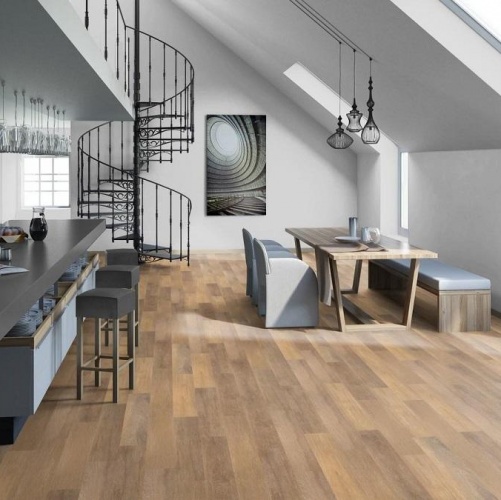 Виниловый ламинат Tarkett New Age Mistero Дуб с брашью (Текстурированная) 914,4х152,4/101,6 мм 1000901204 - Вид №4