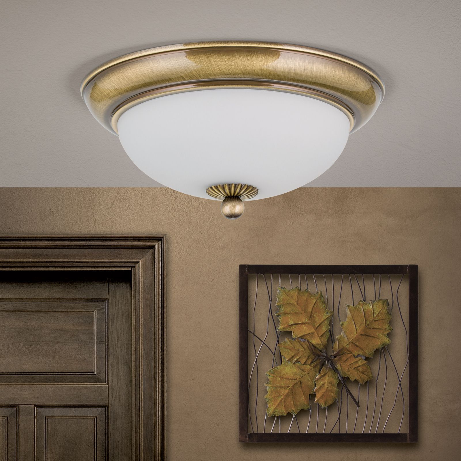 Потолочный светильник из опалового стекла Orion ARCH-00113638 - Вид №1