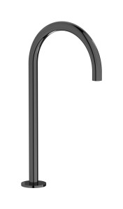 Высокий излив для накладной раковины. WE ARE IB rx395cf Black Chrome Reflex