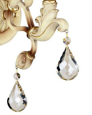 Бра со стеклянным плафоном бежевое "Бевис" 37283.02.30.01 LUMIEN HALL ФЛОРИСТИКА 00-3929709 Бежевый  - Вид №3