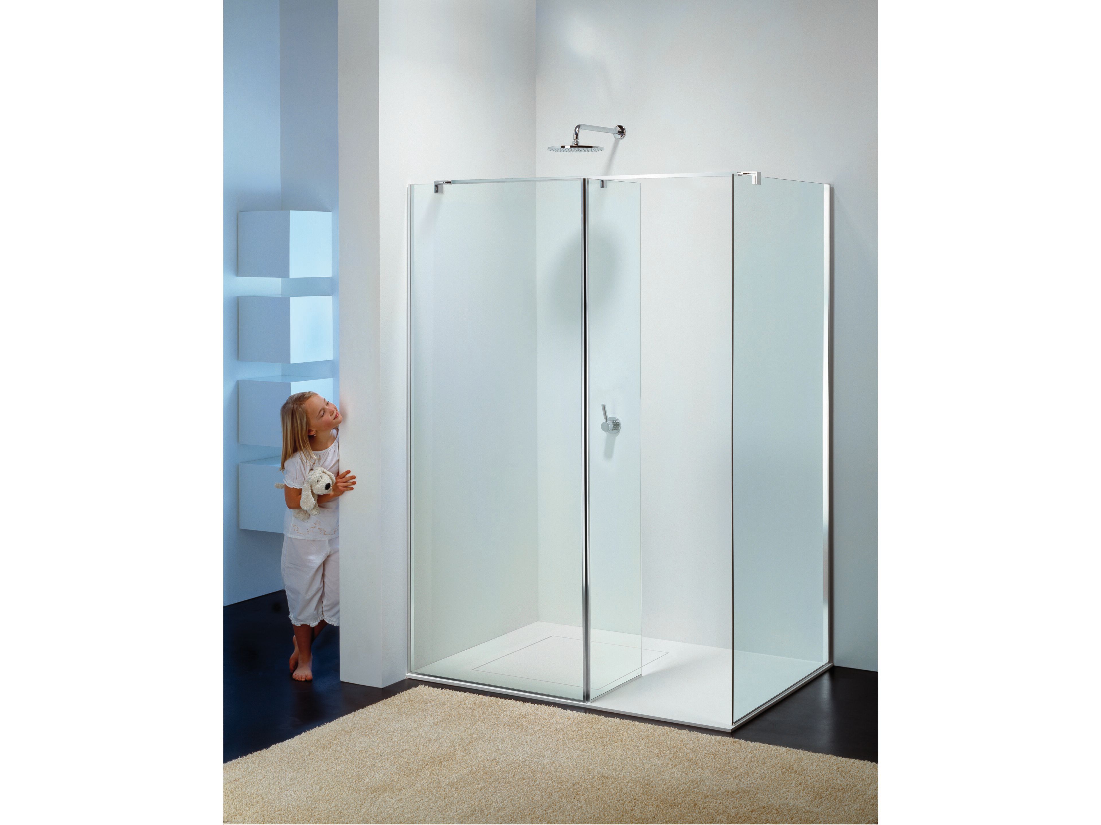 Стеклянный угловой душ Provex Industrie ARCH-00039232 - Вид №1