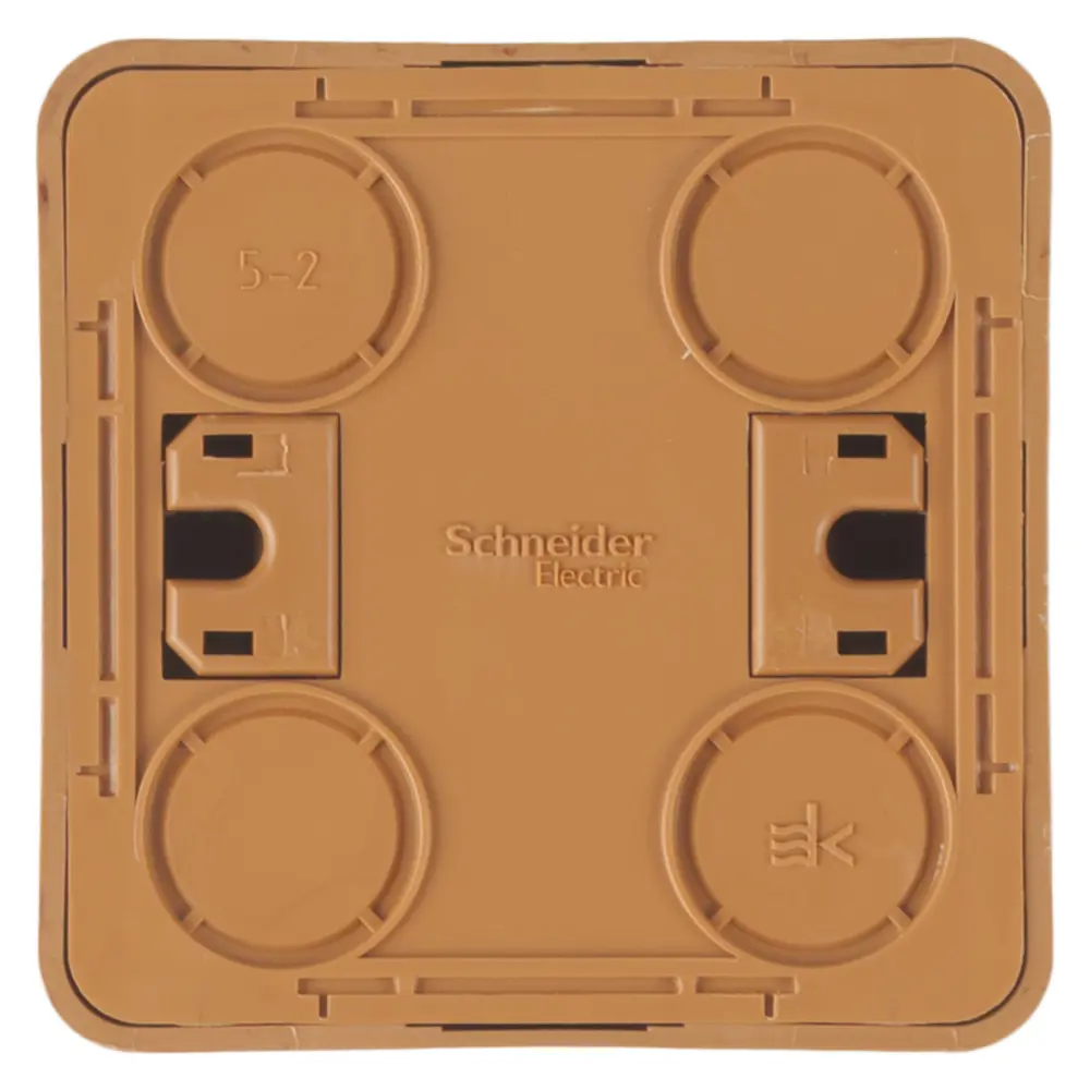 Выключатель Schneider Electric Этюд 2 клавиши с подсветкой цвет бук 13610238 STLM-2070409 - Вид №2