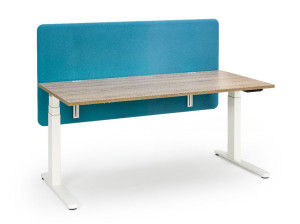 Звукопоглощающая тканевая перегородка для стола