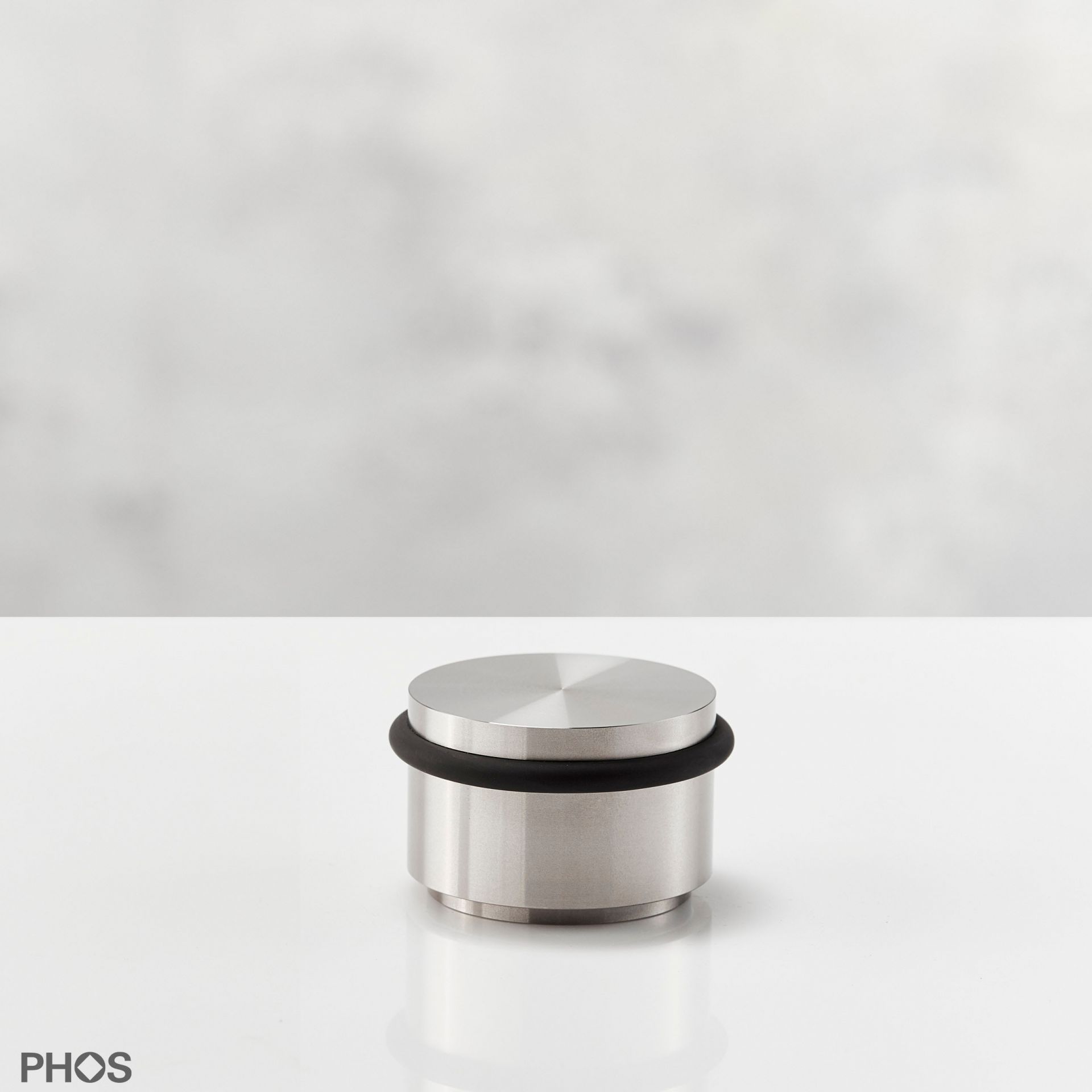 TSB50-34 Дверной стопор нижний, привинченный, ø54 мм, высота 3,4 см. PHOS 