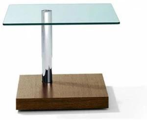 Ronald Schmitt Квадратный регулируемый по высоте журнальный столик