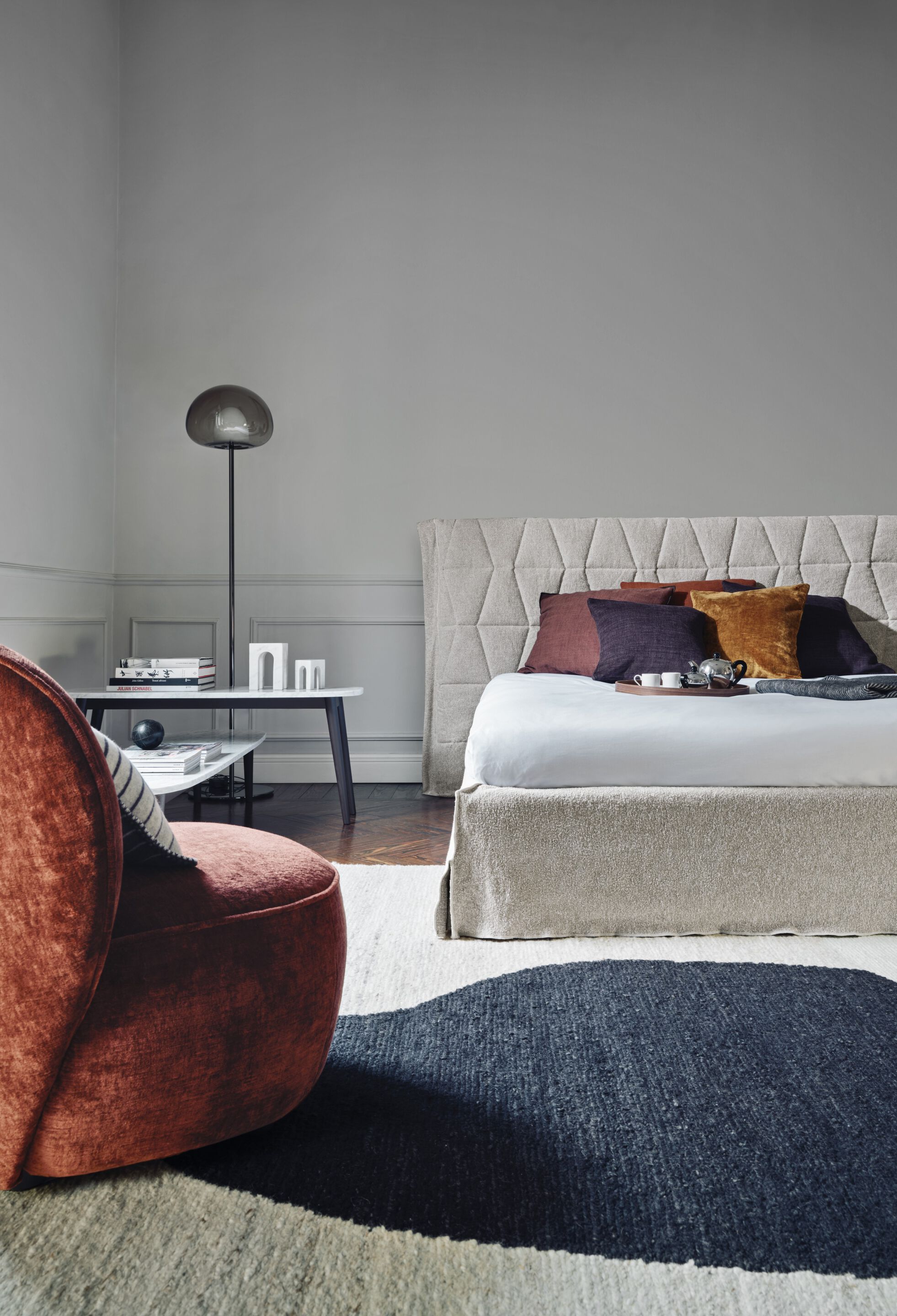 Двуспальная съемная мягкая кровать Gervasoni GEM ARCH-00060489 - Вид №2