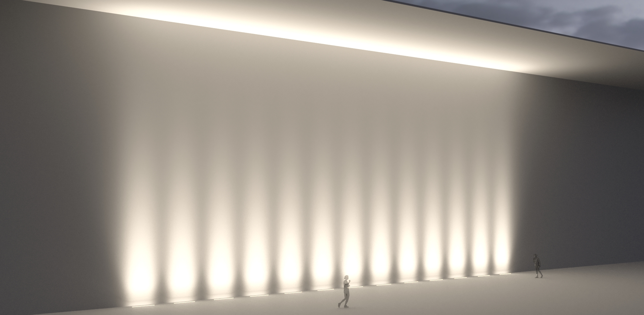 8498611 Встраиваемый в пешеходный пол Platek MINI CORNICHE Incasso   MINI CORNICHE 1200 mm - LED 3000K 13°  - Вид №7