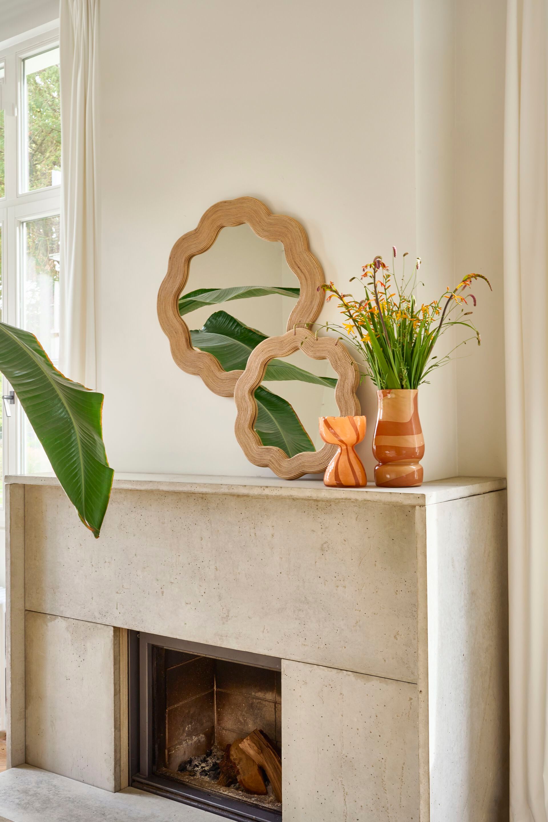 Ротанг круглое зеркало POMAX REFLET ARCH-00097027 - Вид №3