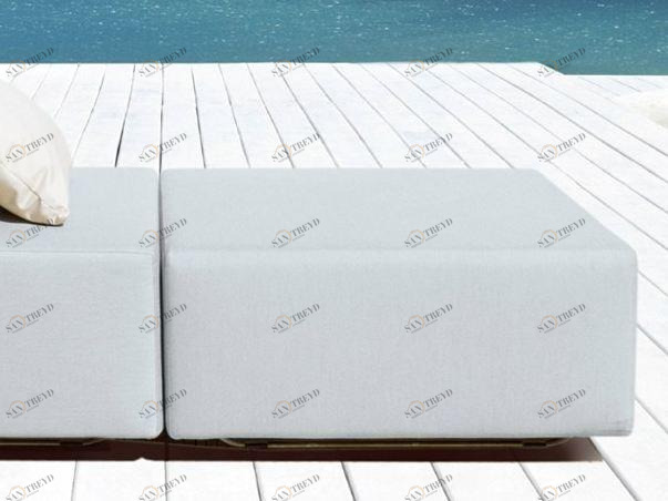 April Furniture Квадратный тканевый садовый пуф Loopy sun-id-1350232