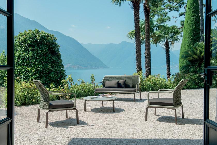 emu Низкий круглый садовый столик Cross 423 - Вид №1