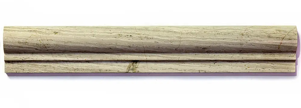 90210253 Мозаика Natural Бордюры B032-2 мрамор 5x30.5 см STLM-0133651