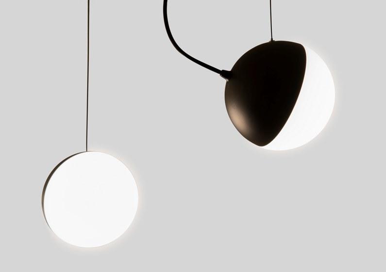 Milan Iluminacion Подвесной светильник из стали с прямым светом в современном стиле Half sun-id-1432559 - Вид №4