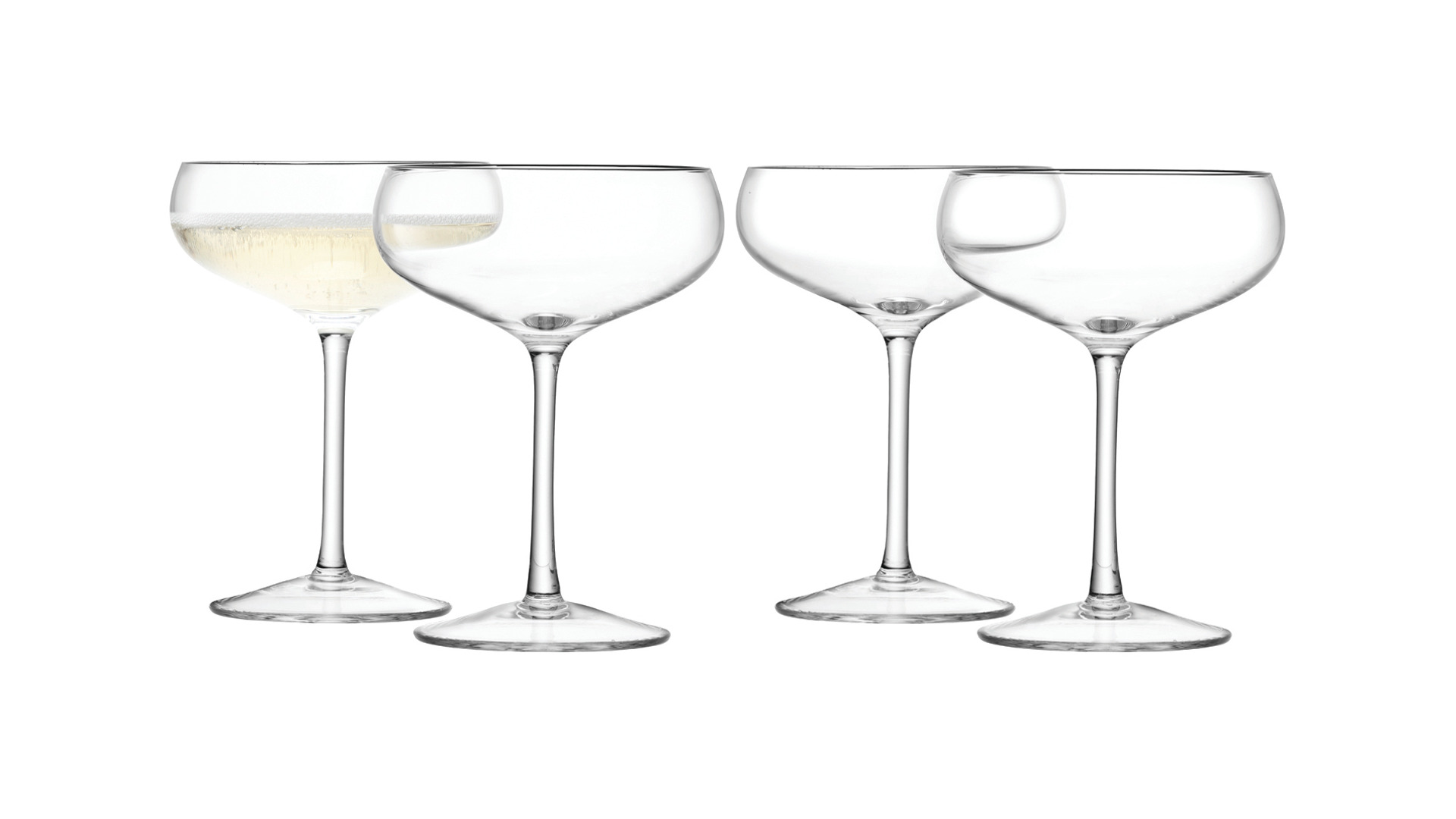 10656247 LSA International Набор бокалов для шампанского LSA International, "Wine", 215мл, 4шт. Стекло  - Вид №1