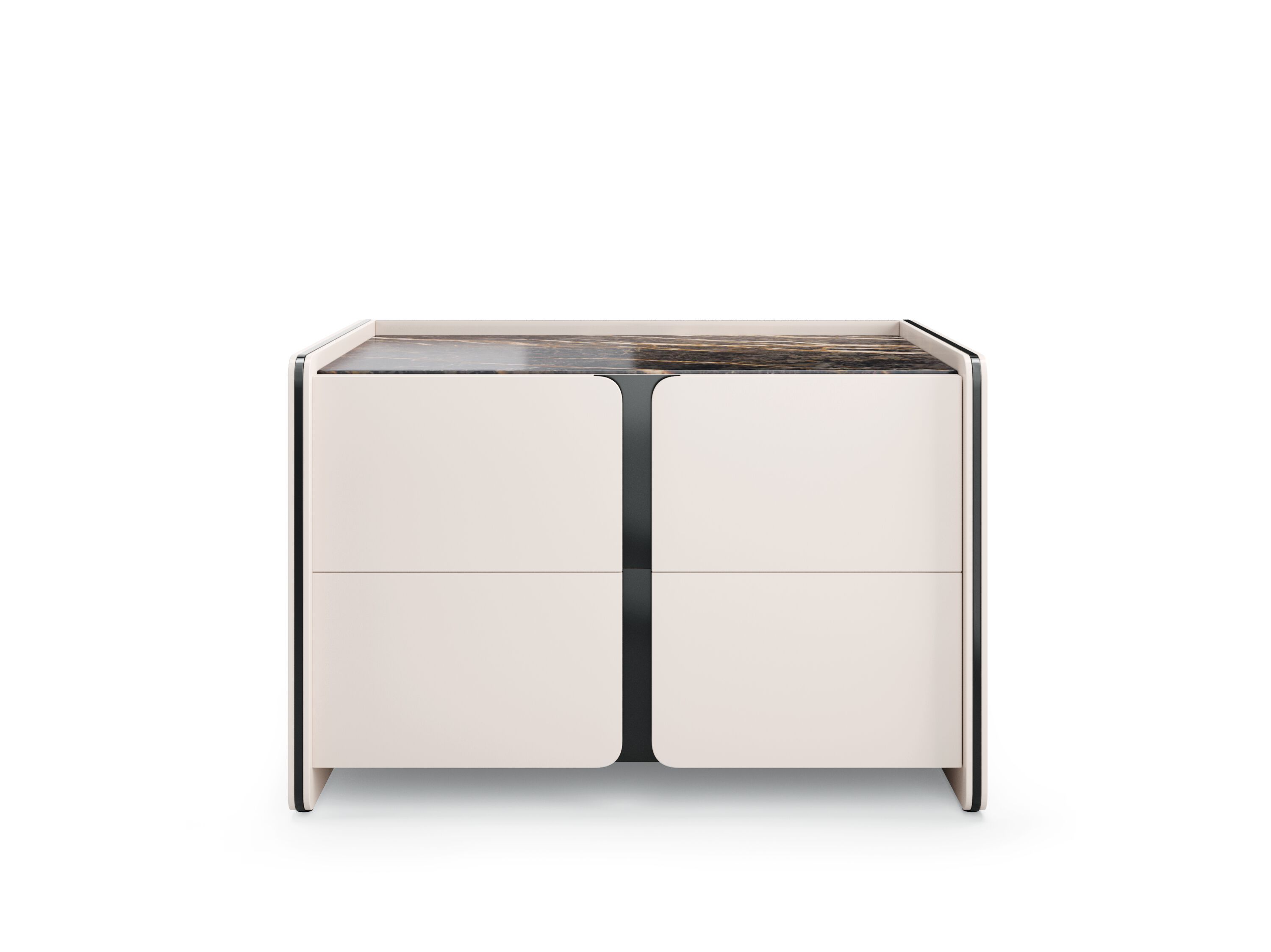 Деревянная тумбочка с ящиками PRADDY Natur ARCH-00009972