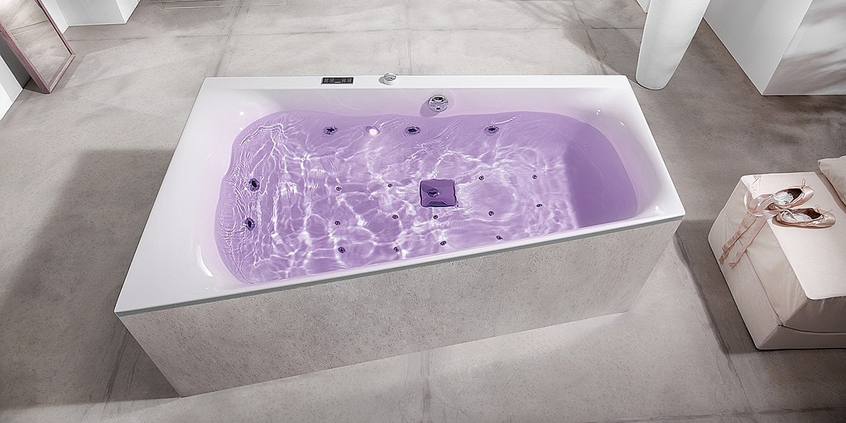 Ванна THASOS 175 см с аэромассажем Deluxe HOESCH 3747 - Вид №3