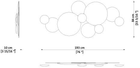 Paolo Castelli Настенный светильник из металла sun-id-1375348 - Вид №6