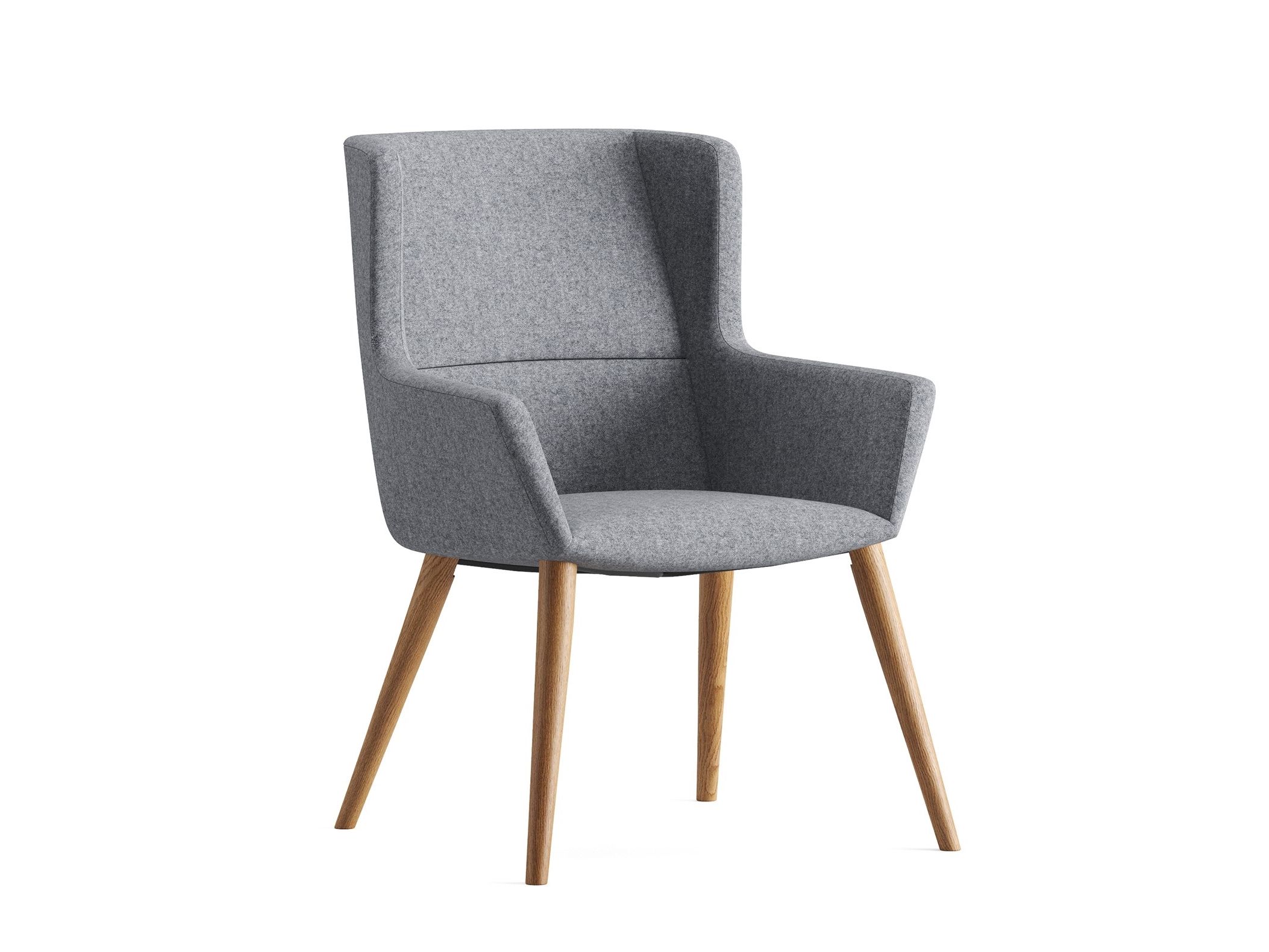 Тканевый стул с подлокотниками для залов ожидания Ersa ARCH-00072503