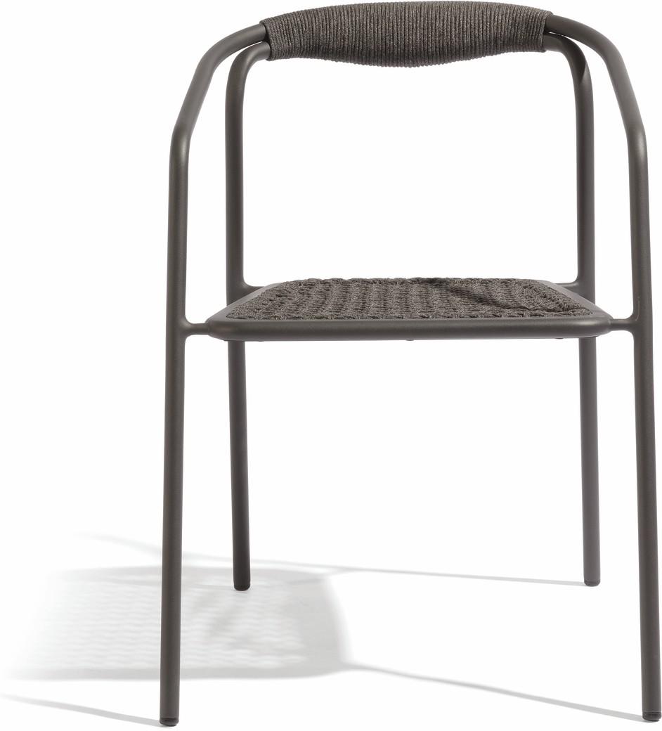 Стул лава веревка 4,5мм антрацит Manutti Duo MNST38 - Вид №2