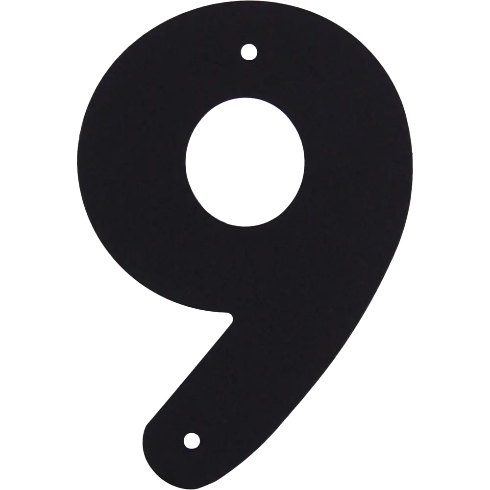 Larvij Цифра 9 настенная большая для нумерации помещений 18284890 STLM-0010225