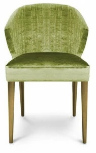 BRABBU Мягкое бархатное кресло с подлокотниками Nuka