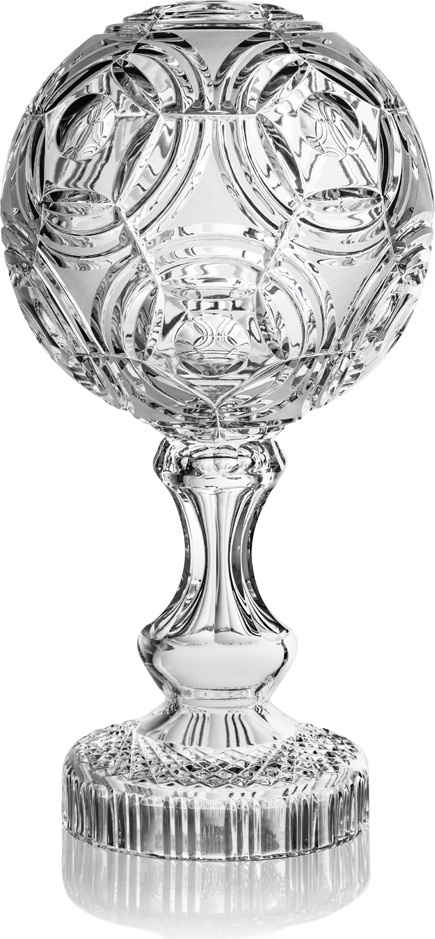 10625945 Шувалов Сувенир "Кубок мяч" D200 H380 Стекло 